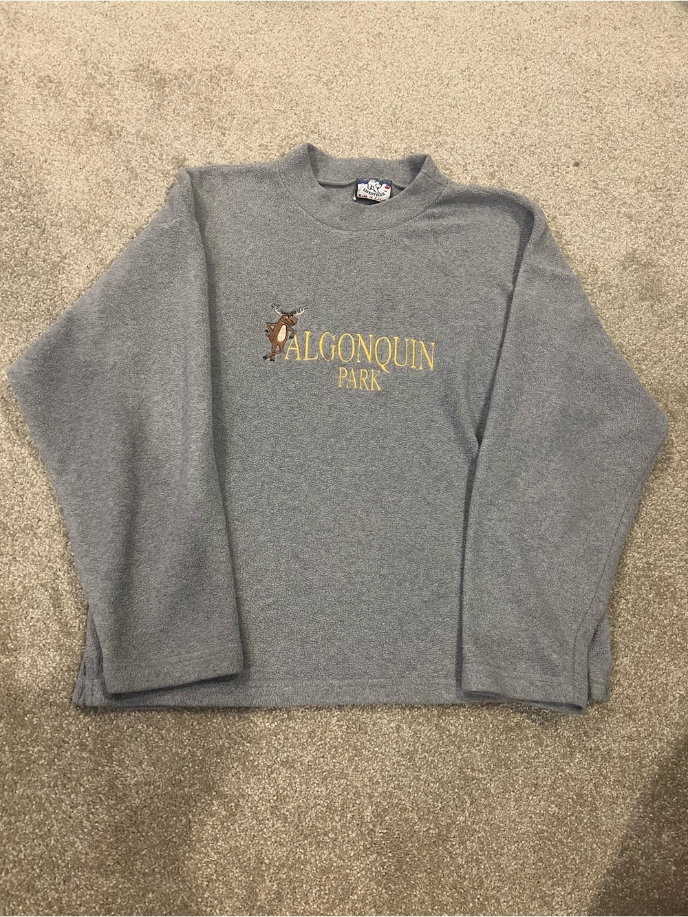 Vintage Algonquin Park Fleece Crewneck Sweater